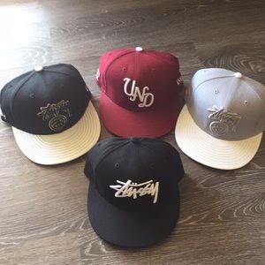 Stussy Undefeated New Era Hats sz 7 1/4